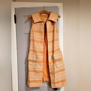 Vintage 60s-70s Burt Stanley CA long beige vest